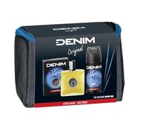 Denim - Regalo para hombre, after shave after shave 100ml y desodorante spray 150ml fragancia original con neceser para hombre