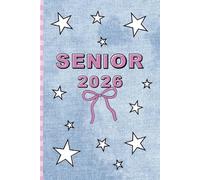 Denim Stars Senior 2026: Journal/Notebook for Graduating Class of 2026, Jot Down Your Memories, Goals or Plans, High School or College Gift for Senior, 100 Pages Lined, 6 x 9 Inches Paperback