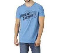 DENIMFY Camiseta Algodón Hombre Regular Fit DFNuri Cuello Manga Corta Verano Tee
