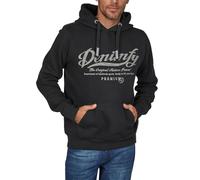 DENIMFY DFArno - Sudadera con capucha para hombre, corte regular, color beige, verde, azul, azul marino, negro, gris, S, M, L, XL, XXL, 3XL, 4XL, 5XL, Black-tahití Pearl Grey-turbid Blue, 3XL