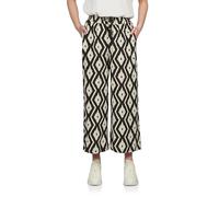 DENIMFY Palazzo Pantalones de verano 7/8 para mujer, corte holgado DFKate, pantalones de verano de pierna ancha, ligeros, pantalones de tela hasta el tobillo, cintura elástica, color sólido, viscosa