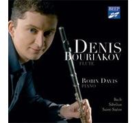 Denis Bouriakov, flute, plays Sibelius Concerto and Bach Chaconne, Saint Saens Introduction and Rondo Capriccioso, Kreisler Sicilienne and Rigaudon, and Tchaikovsky Serenade melancolique op.26