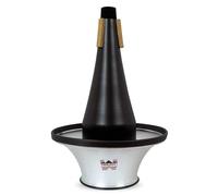 DENIS WICK Sordina ajustable para trombón bajo, 5533: sordina de alumini, ajustable de la copa para obtener un tono variado; ideal para practicar, actuar y grabar; 11,81 x 9,45 x 9,45 pulgadas.