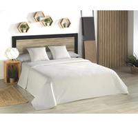 Denisa Home Colcha Foulard Multiusos Goa 100% Algodón 100%, 180 x 260 cm / 240 x 260 cm, Natural/Gris/Beige ABECE CASA (Beige, Cama 135/150 cm (240x260 cm))