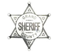 Denix Grand County - Insignia de sheriff, níquel