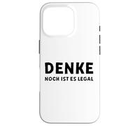 DENKE Noch ist ES Legal Carcasa para iPhone 16 Pro