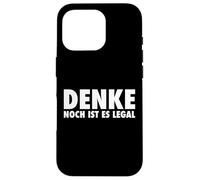 DENKE Noch ist ES Legal Carcasa para iPhone 16 Pro