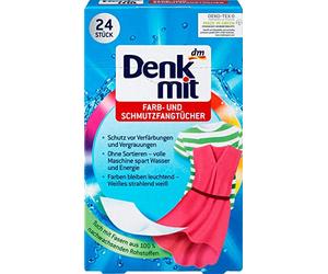 DENKMIT - Hojas de atrapasueños de suciedad y color, 24 piezas - Protección contra la decoloración y el gris | Alemania