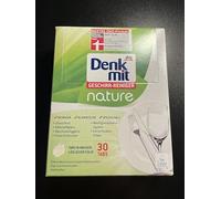 Denkmit Pastillas para lavavajillas Nature, 578 g, 3 unidades, sin perfume, pastillas de limpieza, detergente para lavavajillas, pastillas