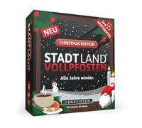 DENKRIESEN - City Land Vollpfosten® - El Juego de Cartas - Christmas Edition - 'Todos los años' | Regalo | Juego de Viaje | 150 categorías | a Partir de 8 años | 3-6 Jugadores | Familia | Ciudad Land