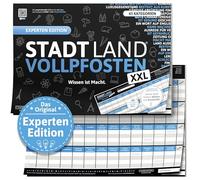 DENKRIESEN - City Land VOLLPFOSTEN® - Wissen ist macht Experten Edition | Familiensspiel | Partyspiel | Wichtelgeschenk