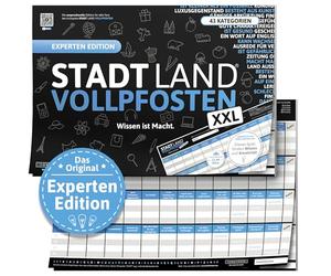 DENKRIESEN - City Land VOLLPFOSTEN® - Wissen ist macht Experten Edition | Familiensspiel | Partyspiel | Wichtelgeschenk