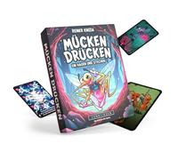DENKRIESEN - Los mosquitos presionan "Un golpe y picadura." | Divertido juego de cartas para niños y adultos | 2 - 7 jugadores | a partir de 7 años | aproximadamente 20 minutos de tiempo de juego |