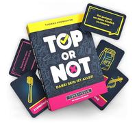 DENKRIESEN - Top or Not!? - El divertido juego de fiesta para adultos y niños a partir de 10 años | Juego de palabras y discusión - Convence con ingenio y encanto | 3 - 6 jugadores, 30 minutos de