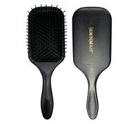 Denman (Black) Large Paddle Cushion Hair Brush for Blow Drying & Detangling - Comfortable Styling, Straightening & Smoothing - For Women and Men, D83