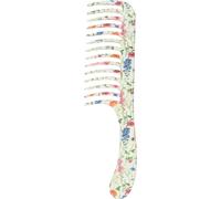 Denman D28 el peine desenredante de dientes anchos de lujo con dientes extra anchos 1 un. Floral