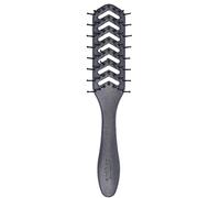 Denman Flexible Vent Brush for Blow Drying - Styling Hair Brush for Wet Dry Curly Thick Straight Hair - For Women and Men (Black), (F200TEPT)