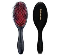 Denman Mini cepillo de pelo con cerdas de jabalí y nailon para peinado hacia atrás y brillo, D81S