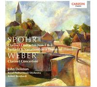 Denman - Spohr/Weber;Clarinet Concs.