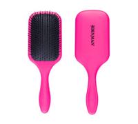 Denman Tangle Tamer Ultra (Pink) Detangling Paddle Brush For Curly Hair And Black Natural Hair - use with both Wet & Dry Hair, D90L