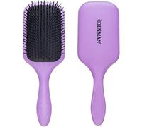 Denman Tangle Tamer Ultra (Violet) Cepillo de paleta desenredante para cabello rizado y cabello natural negro: selo con cabello hmedo y seco D9