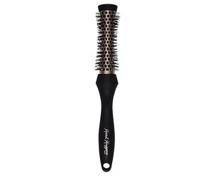Denman Thermo Ceramic Hourglass Hot Curl Brush - Hair Curling Brush for Blow-Drying, Straightening, Defined Curls, Volume & Root-Lift - Rose Gold & Black, (DHH1RRG) (X-Small)