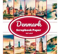 Denmark Scrapbook Paper: 20 Double-Sided Pages of Watercolor Landscapes | 8.5" x 8.5" | For Scrapbooking, Journaling & Creative DIY Projects