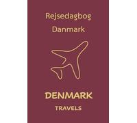 Denmark Travels: Pocket-sized Travel Diary, 4x6 inches, 50 Pages, Premium colour interior with white paper - Perfect for Recording Your Adventures On the Go