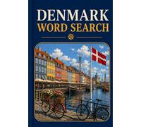 DENMARK WORD SEARCH: 6x9 Inches, 120 Pages | 60 word search Puzzles | Solutions Included|