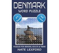 Denmark Word Search Puzzle Book: Word Searches with Easy to Read Print about Denmark, Scandinavian, Danish History and more | 6x9 inches, 110 pages ... Gifts for Vacations, Holidays and Free Times
