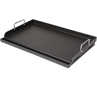Denmay 63,5 x 40,6 cm, plancha universal para barbacoas de gas, barbacoas de carbón vegetal, parrilla eléctrica y más, placa antiadherente para Weber, sartén grande rectangular universal