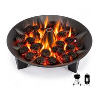 Denmay Cesta de carbón para parrillas de carbón Weber de 47/57/67 cm, cesta de briquetas de carbón para hervidor Weber, One Touch, Master Touch, soportes de combustible de carbón, reemplaza la rejilla
