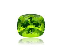 DENMOUS 4.00 Ratti 3.00 quilates, certificado sin calentar, sin tratar, calidad A++, piedra preciosa suelta de peridoto natural por Lab Certified-B0DKC136, S, Gema