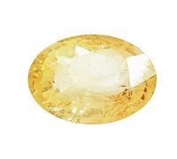 DENMOUS 4.25 Ratti Natural Pukhraj Zafiro Amarillo Certificado-B0BB6HN7M1