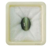 DENMOUS 6.00 Ratti Piedra natural de ojo de gato certificada en laboratorio de calidad premium ojo de gato natural ojos de gato Lehsunia Ketu piedra preciosa suelta para hombres y mujeres--B0BY44R3DN