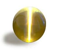 DENMOUS 6.25 Ratti Natural & Top Quality Cat Eye Gemstone by Lab Certified-B07V4LDT-2541, S, Gema
