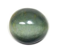 DENMOUS 8.25 Ratti - Piedra Lehsunia de ojo de gato (7.5 quilates), forma ovalada, curativa, suelta, engerizada, B07K7CFJ1