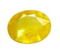 DENMOUS 9.25 Ratti Natural Calidad Pukhraj Zafiro Amarillo Certificado Original Piedra preciosa suelta (propósito astrológico)-B0CPXVD31