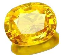 DENMOUS Ar Gems, 8.25-11.25 Ratti cultivado zafiro amarillo piedra preciosa certificada, piedra Pukhraj cultivada probada en laboratorio, propósito astrológico-B0BC52HD, S, Gema