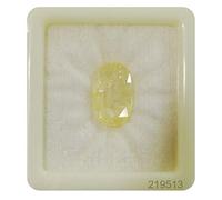 DENMOUS Calidad A natural Pukhraj zafiro amarillo certificado original piedra preciosa suelta propósito astrológico 9.25 Ratti-AMZ13252