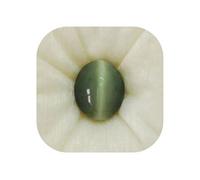 DENMOUS Certificado sin calefacción, 5,25 ratti, 4,55 quilates, calidad A+, ojos de gato naturales, Lehsunia Ketu, piedra preciosa suelta para mujeres y hombres, S-B0DJ95TG-DNM