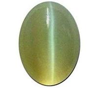 DENMOUS Certificado sin calefacción, 8,25 ratti 7,45 quilates, calidad A+, ojos de gato naturales, Lehsunia Ketu, piedra preciosa suelta para mujeres y hombres-B09HKTTL-2541, S, Gema