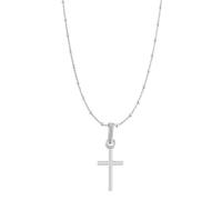DENMOUS Colgante de cadena de Dios Jesús (colgante con cadena de bolas/cuentas) para hombres y mujeres, plata pura, medallón de cadena de Señor Isa masih para buena salud y riqueza-psbl7178-1, S, Gema