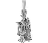DENMOUS Colgante de plata de ley (92,5 % de pureza) de Dios Krishna/Bal Gopal/Radha Krishna para hombres y mujeres, plata pura con medallón de Lord Krishan/Radha Krishna/Bal Gopal para buena salud y