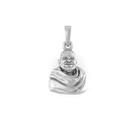 DENMOUS Colgante de plata de ley (92,5% de pureza) de Neem Karoli Baba para hombres y mujeres de plata pura espiritual Baba Neem Kaaroli Locket-207, S, Plata de ley Plata de ley