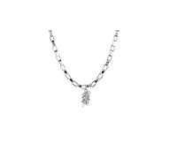 DENMOUS Dios Hanuman - Colgante de cadena (colgante con cadena de caja, 55,88 cm) para hombres y mujeres, plata pura, medallón para buena salud y riqueza, mpsb7065-1, S, Gema