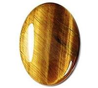 DENMOUS Gems 4.00 Ratti Natural Earth Mined Tiger Eye/Tiger Stone/Tiger Eye Gemstone Natural Certified Loose Chitti Stone for Men And Women by Lab - Certified-B0CRPDLS, S, Gema