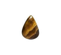 DENMOUS Gems 8.25 Ratti Natural Earth Mined Pera Cut Tiger Eye/Tiger Eye/Tigre Eye Gemstone Natural Certified Loose for Men And Women by Lab - Certified-B0CRPFTW-2541, S, Gema