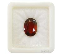 DENMOUS Gems - Piedra preciosa natural sin calefacción sin tratamiento de 12,25 ratti, 11,65 quilates, calidad granate hesonita natural, gomed para mujeres y hombres, S-B09C268N-01