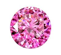 DENMOUS Himanshu Sales - Piedra de circonita rosa de 7,25 quilates, diamante americano, certificado original, corte facetado, piedra preciosa suelta para hombres y mujeres--B0DF4WSM, S, Gema